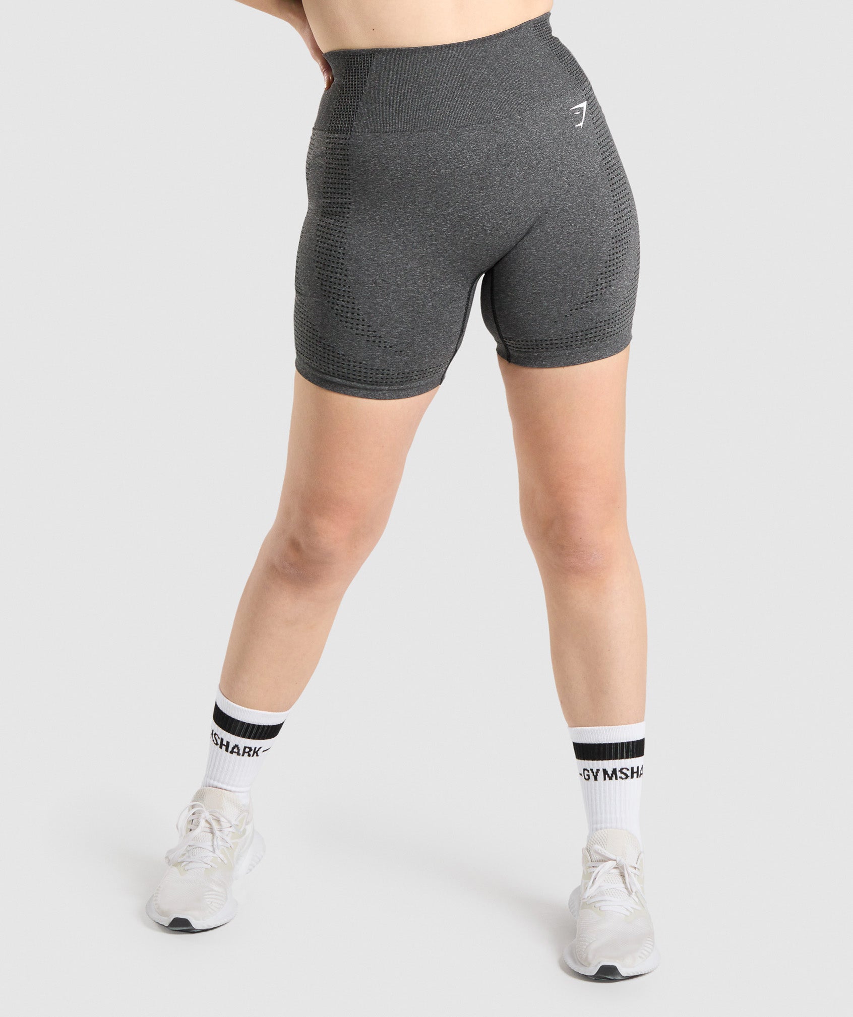Vital Seamless 2.0 Shorts in Charcoal Marl