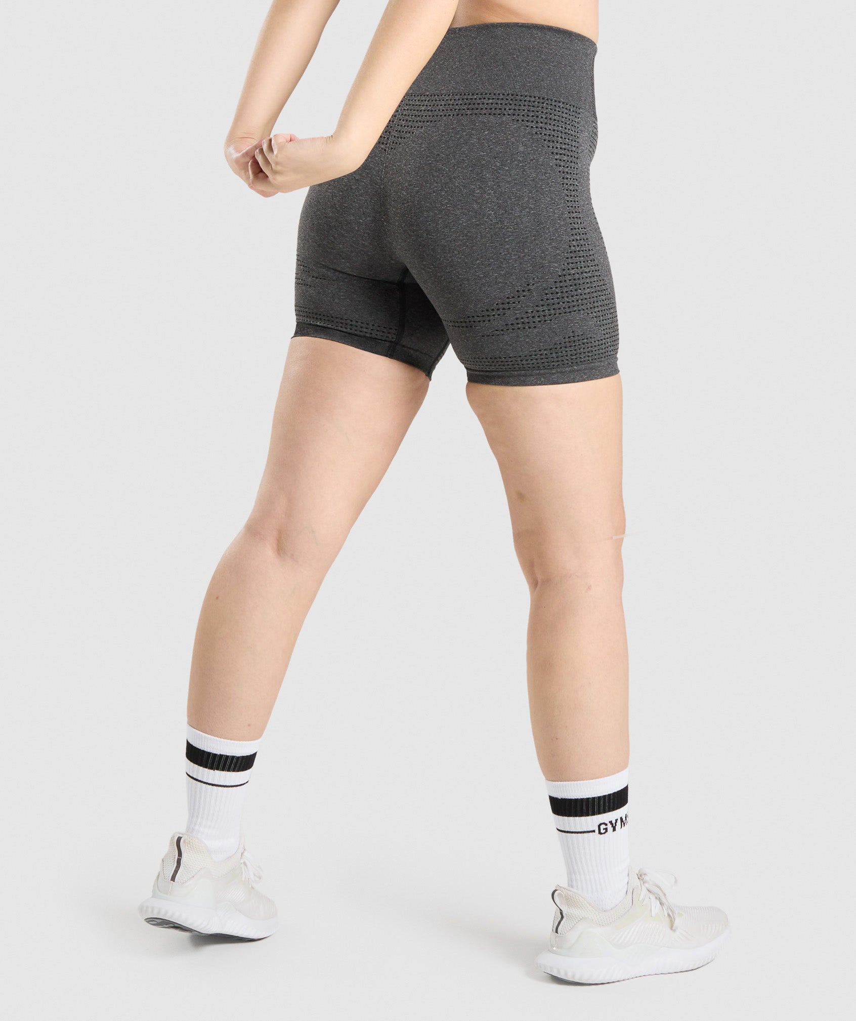 Vital Seamless 2.0 Shorts in Charcoal Marl - view 4