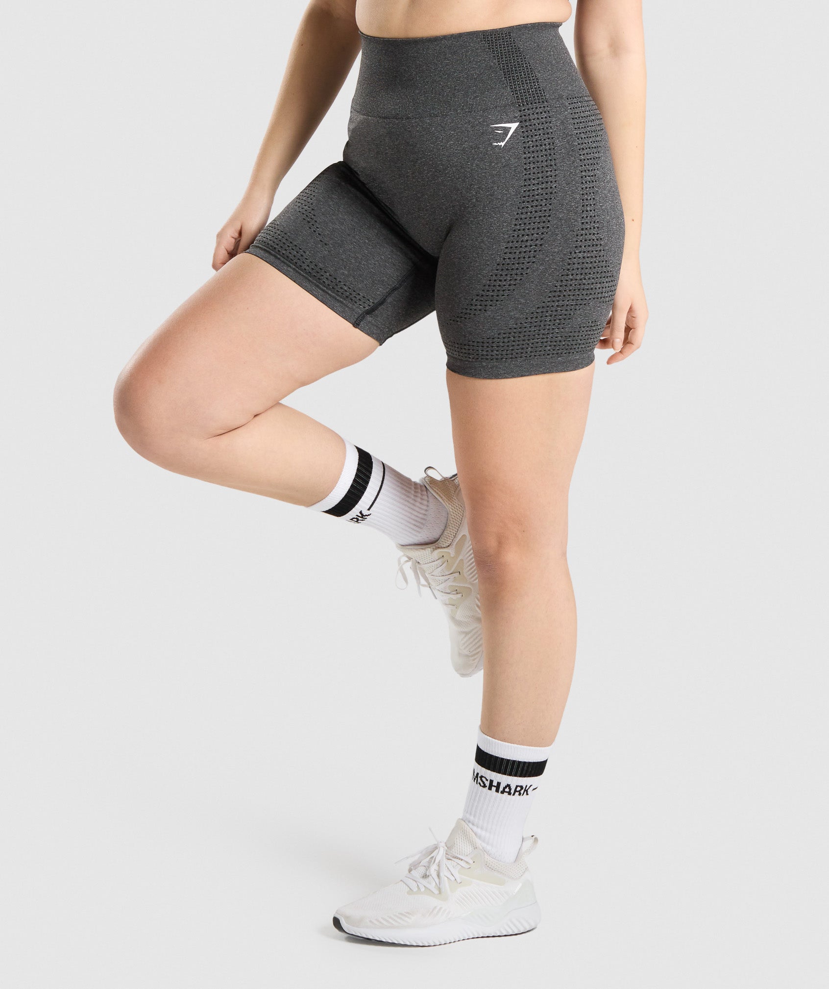 Vital Seamless 2.0 Shorts in Charcoal Marl