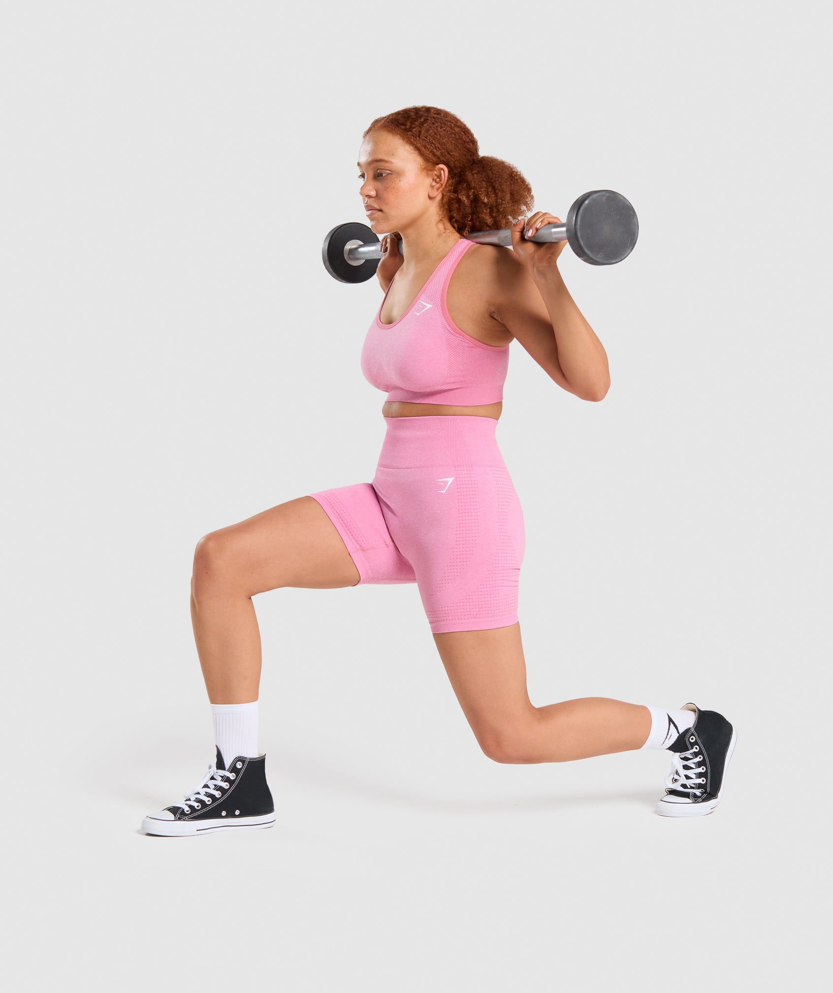 Gymshark vital seamless 2.0 shorts pink marl - $48 - From Flipped