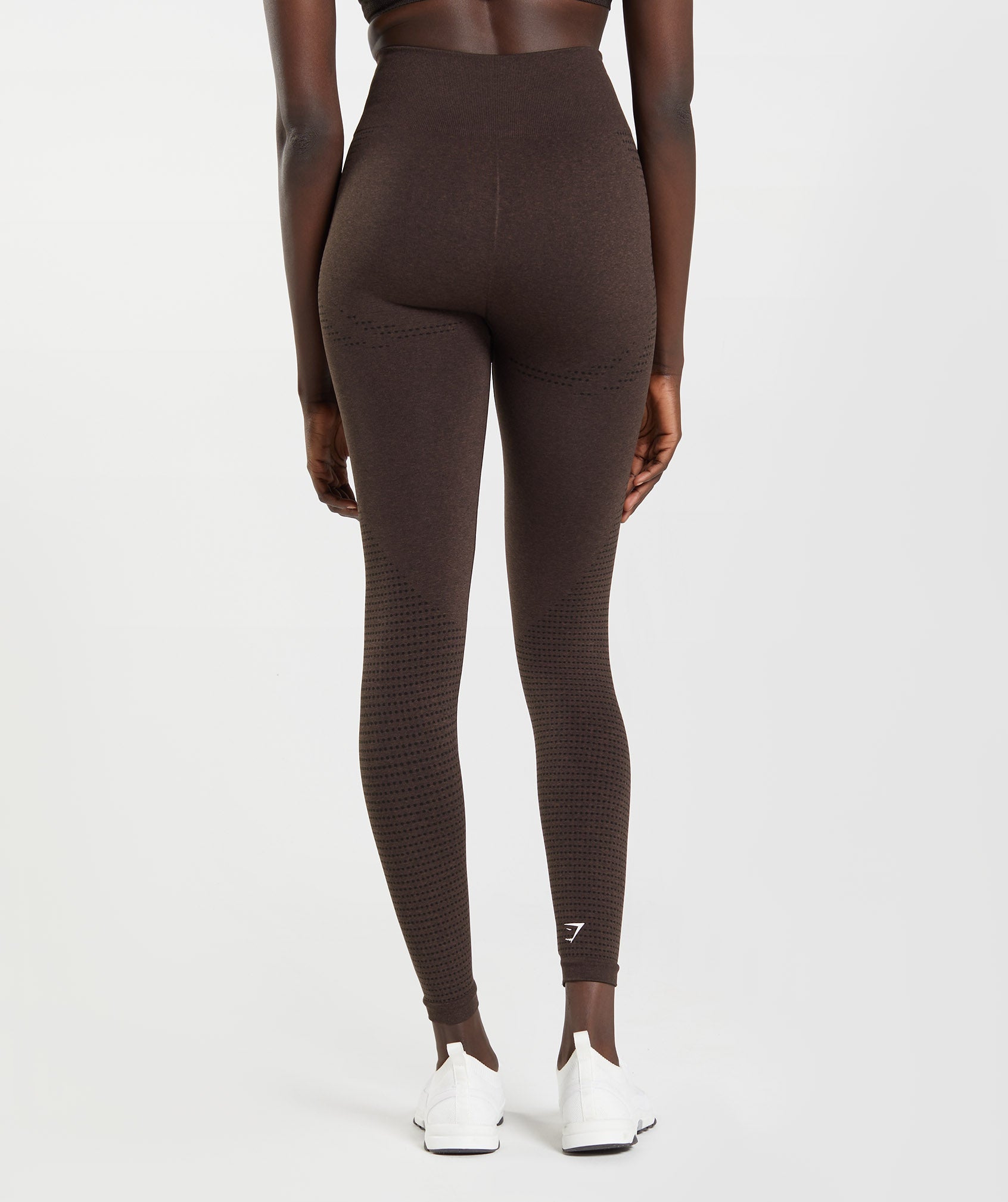 Vital Seamless 2.0 Leggings in Cherry Brown Marl - view 3