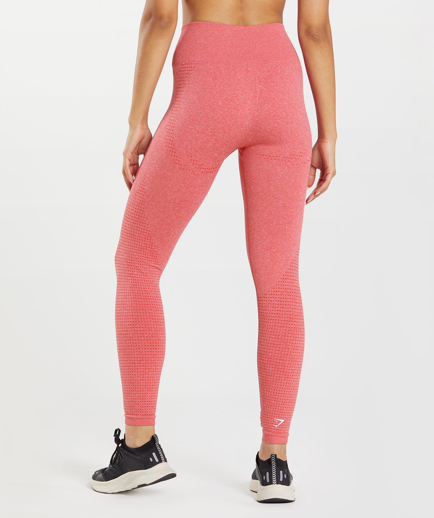 Vital Seamless 2.0 Leggings in Chilli Red Marl - view 2