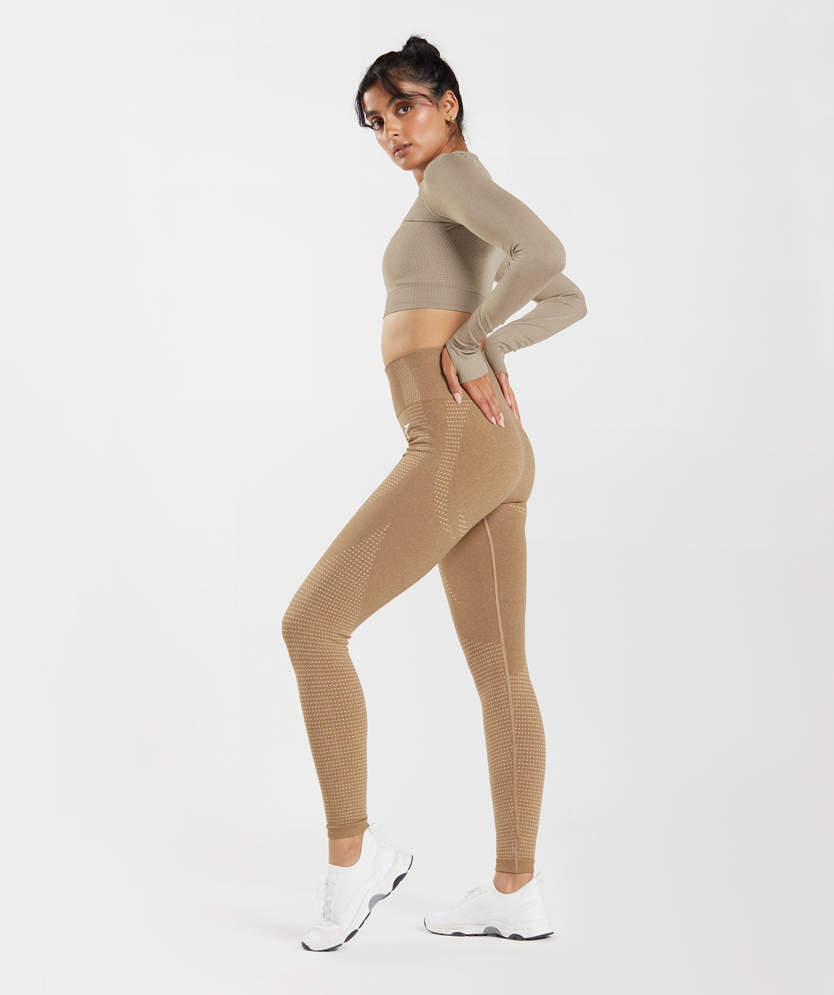 Vital Seamless 2.0 Leggings in Fawn Marl - view 5