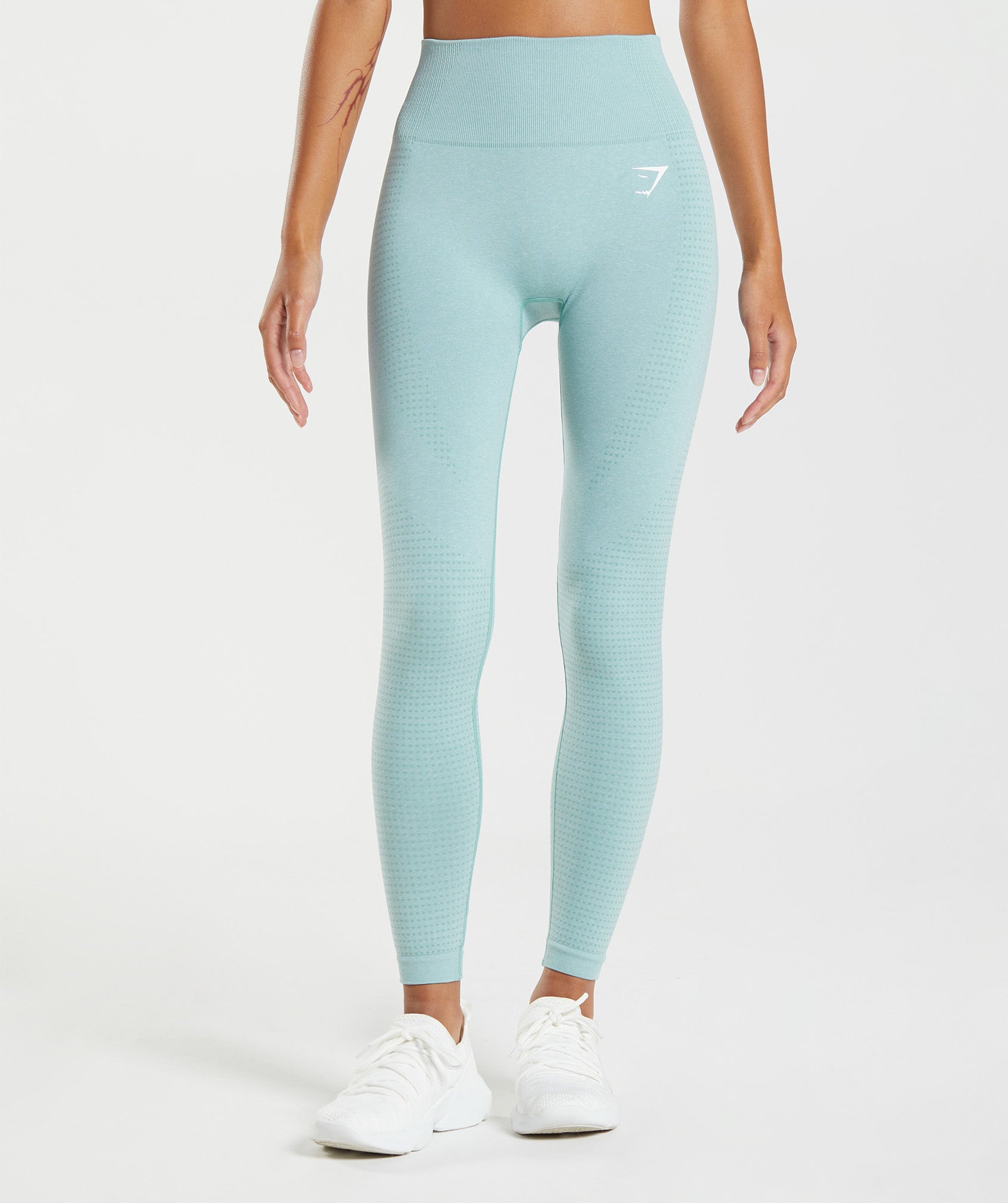 Vital Seamless 2.0 Leggings in Pearl Blue Marl - view 1