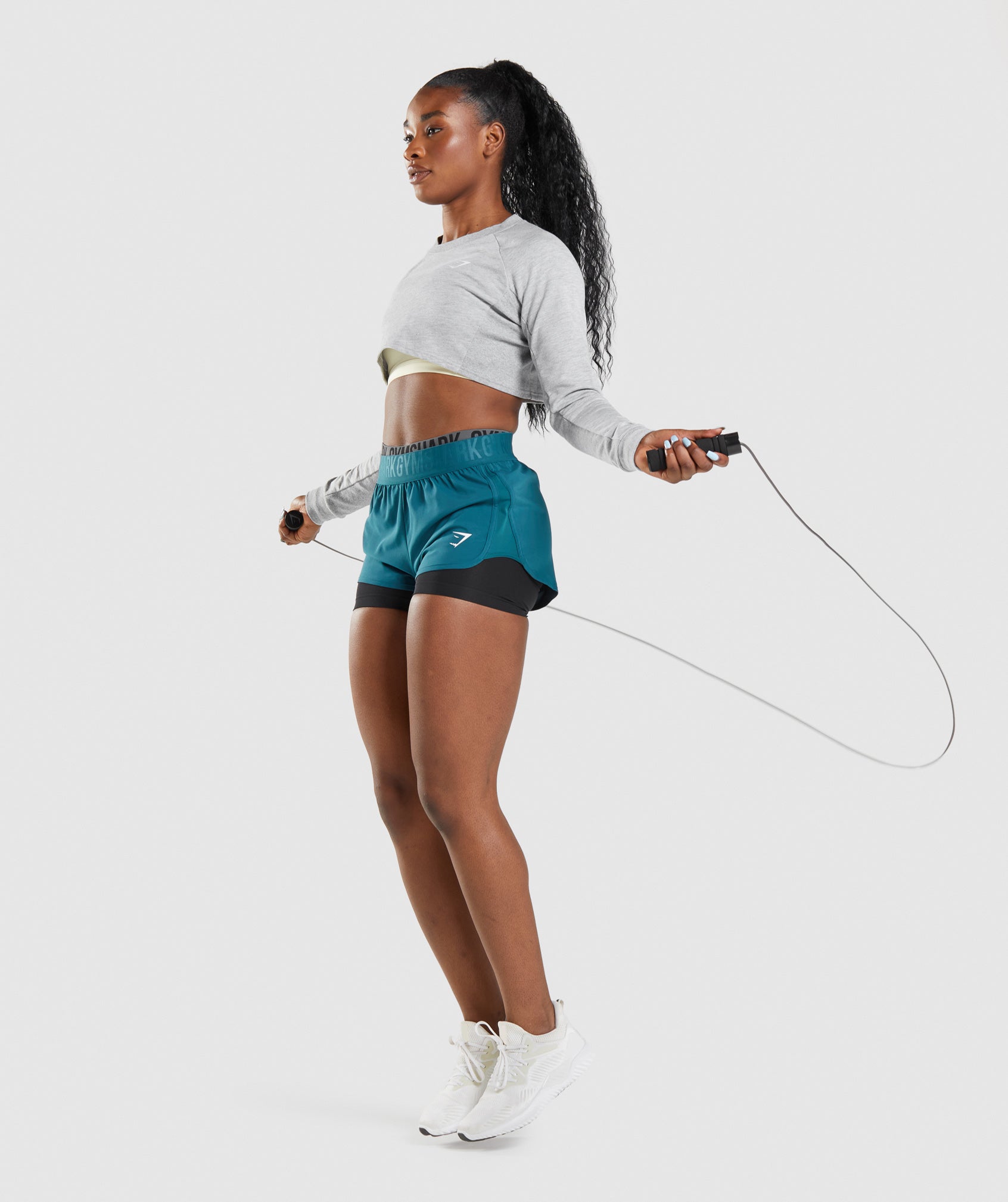 Gymshark Skipping Rope - Black  Skipping rope, Aerobics workout, Gymshark