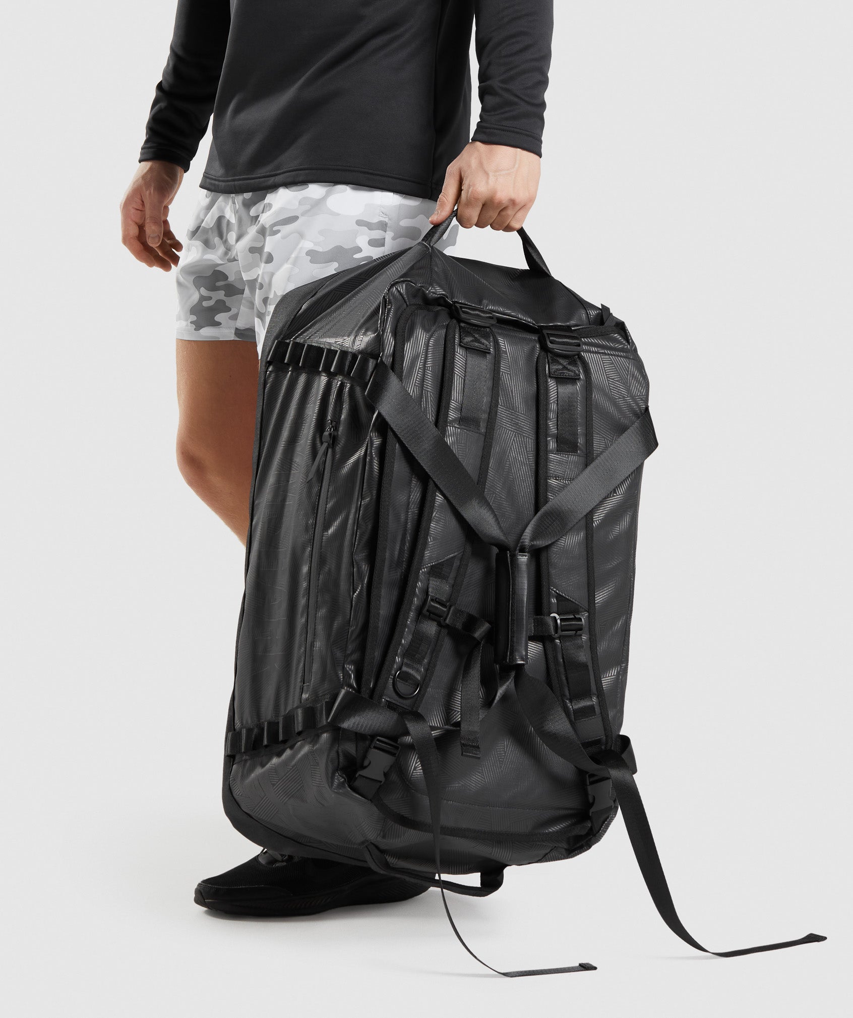 X-Series Duffle Bag in Black Print - view 5