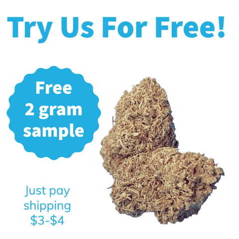 free hemp flower sample