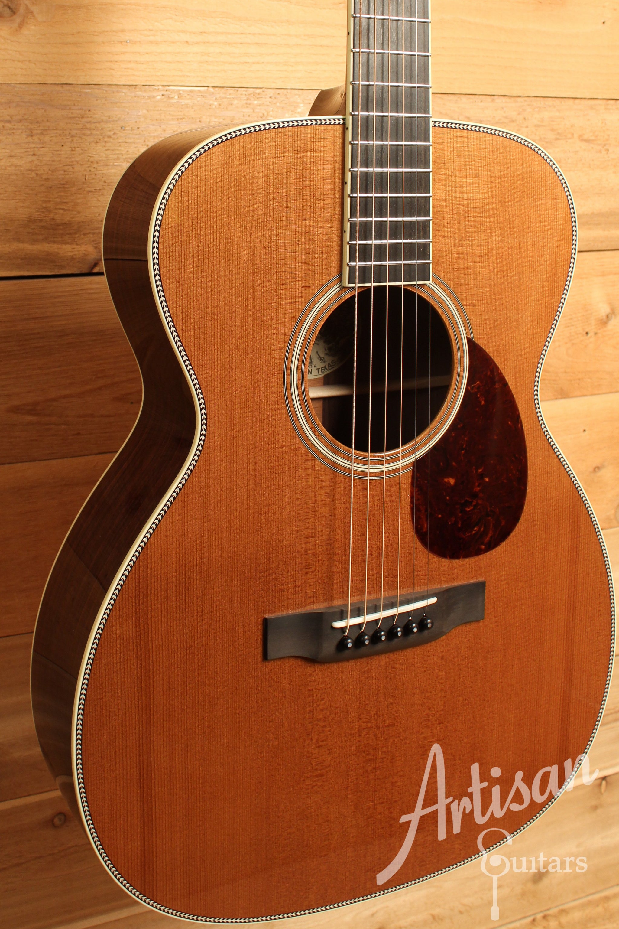 Collings Custom OM2H w/ Baked Sitka Spruce & Indian Rosewood w/ No Tongue Brace  ID-12917 - Artisan Guitars