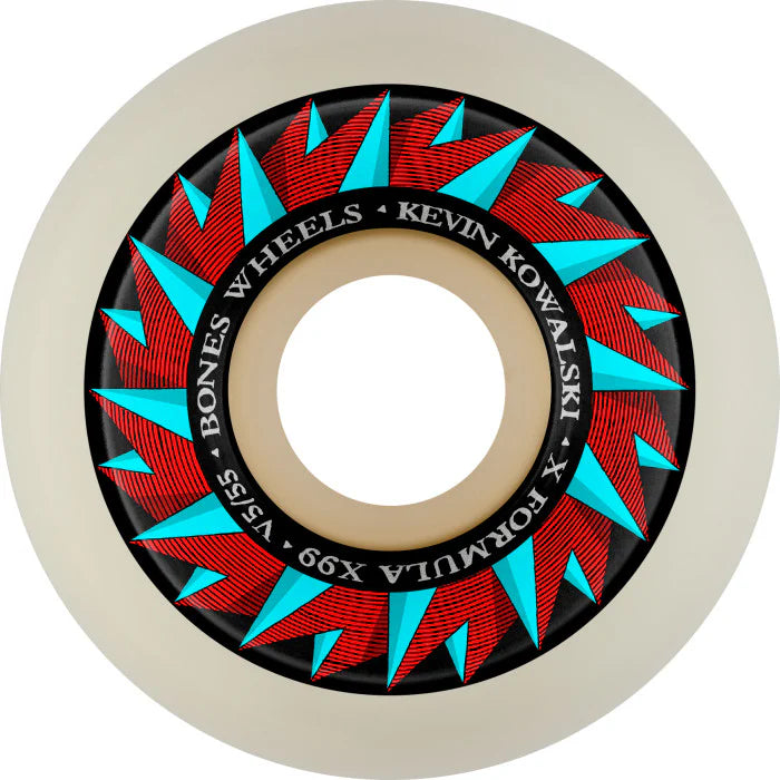 Bones Pro Kowalski V5 Sidecut Formula-X 99A Wheel Set 55
