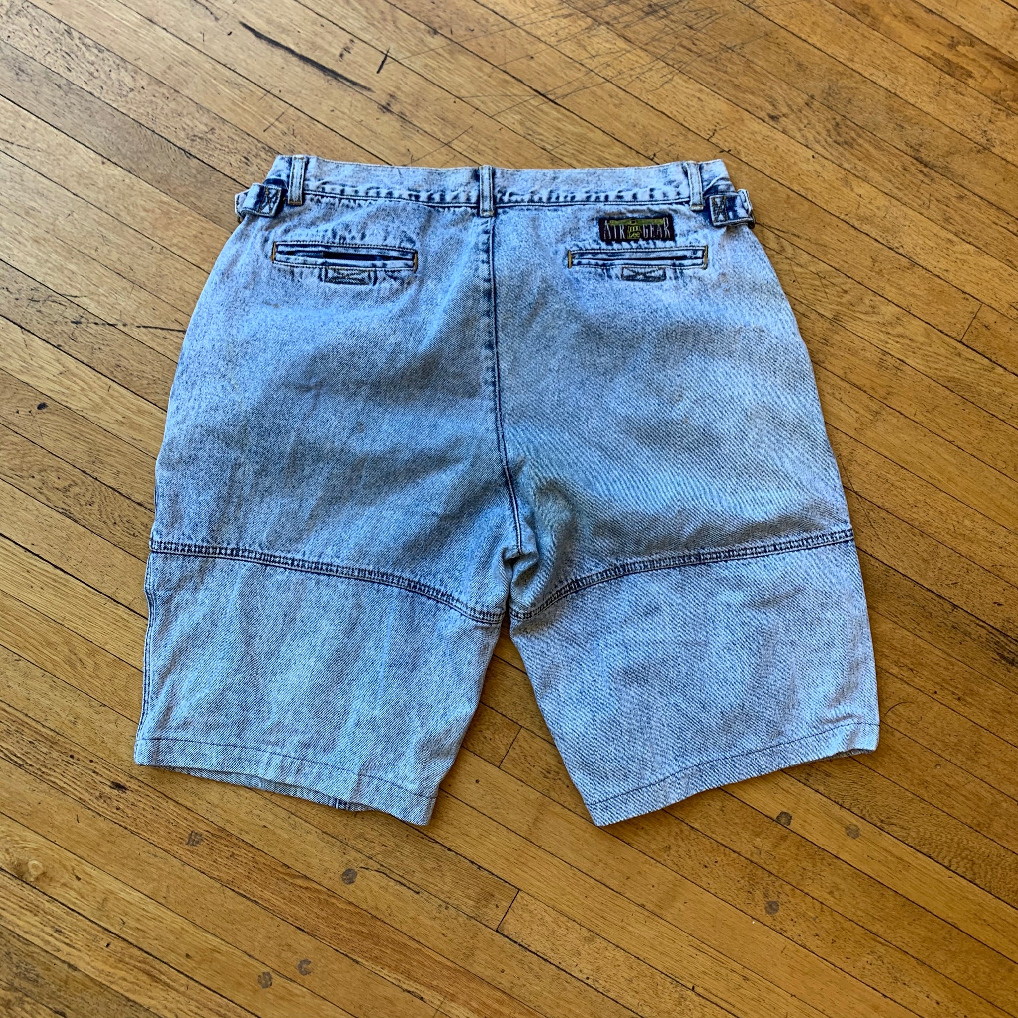 lee air denim shorts