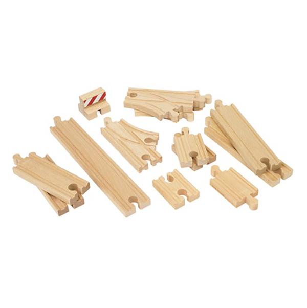 wooden train track extension pack