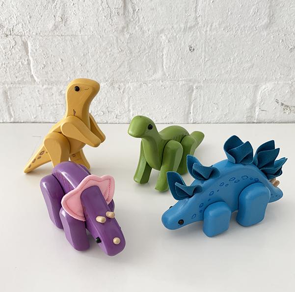 dinosaur wooden toys