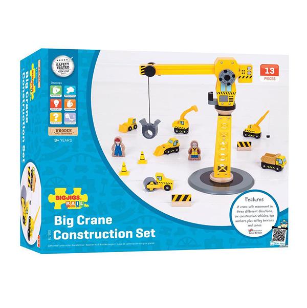 bigjigs construction train set