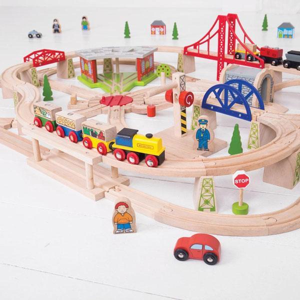 bigjigs transport train set