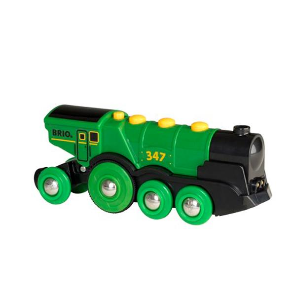 brio green locomotive