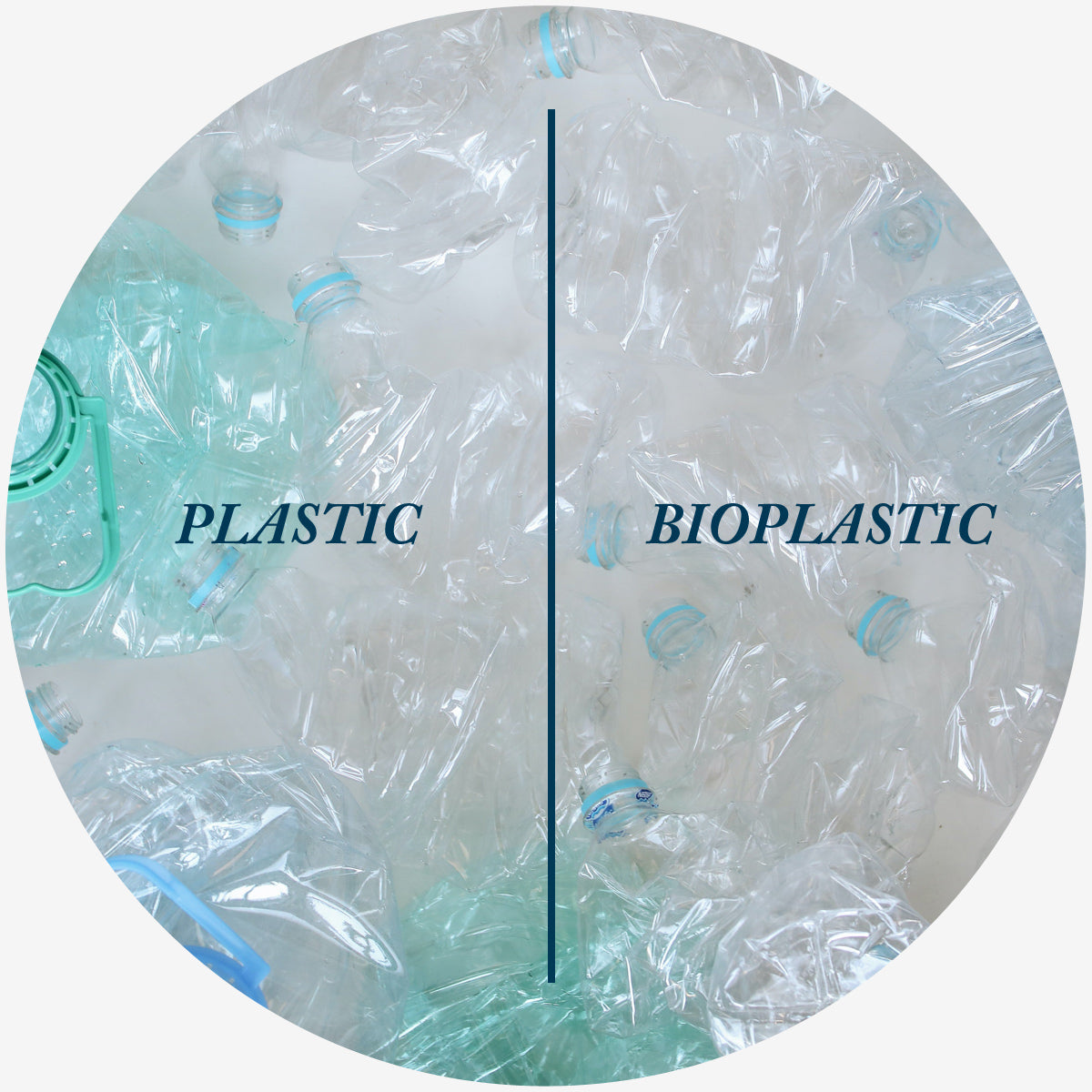 Plastic vs bioplastic