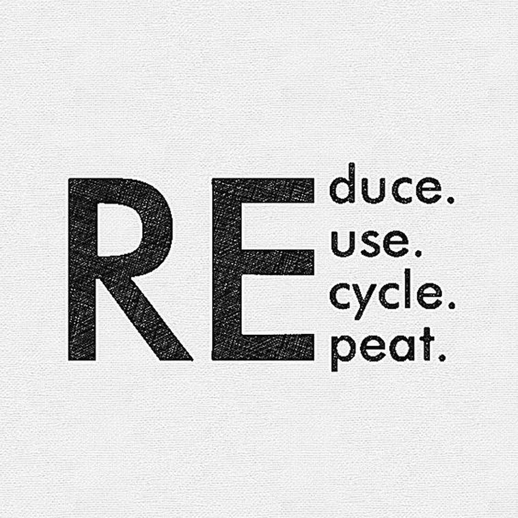 Reduce, reuse, recycle, repeat