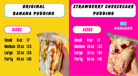 Banana Pudding Menu