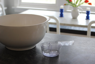  Visual Measuring Cups by Welcome Industries  Fractions made  clear, dishwasher safe, shatterproof, easy to read, smart & fun with kids.  Made in USA and women-owned.