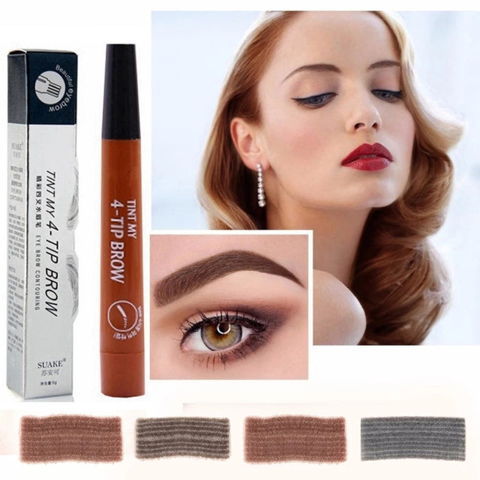 Eyebrow Tattoo Pen Waterproof Microblading Eyebrow Pencil With A Microfork  Tip Applicator Creates Natural Looking Brows Effortlessly  Fruugo IN