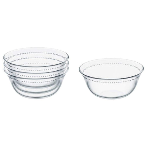 VARDAGEN Bowl, clear glass, 6 - IKEA