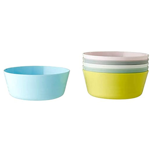 GARNITYREN Bowl with lid, set of 5, mixed colors - IKEA