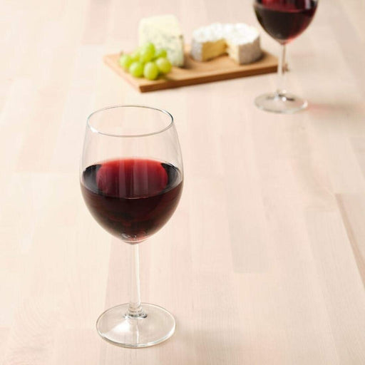 STORSINT Red wine glass, clear glass, Height: 9 Package quantity: 6 pack -  IKEA