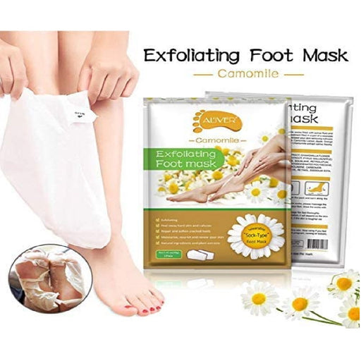 Digital Shoppy 2pcs / bag Exfoliating Foot Mask Feet Cream for Dead Skin  Removal Foot Care Tool Remove Dead Skin Foot Peeling Whitening Foot 