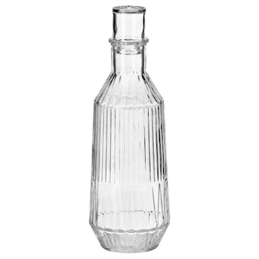 Enjoy Your Favorite Beverages with the Elegant IKEA Carafe with Stopper,  Clear Glass, and Cork - 0.5 L Capacity