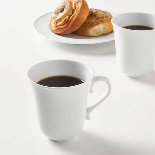 IKEA 365+ espresso cup and saucer, white, 2 oz - IKEA