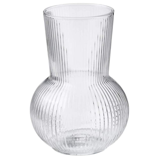 BERÄKNA Vase, clear glass, Height: 17 ¾ - IKEA