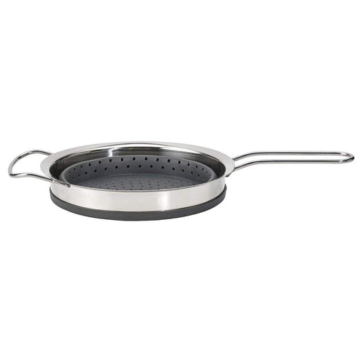 IDEALISK Colander, stainless steel, black - IKEA