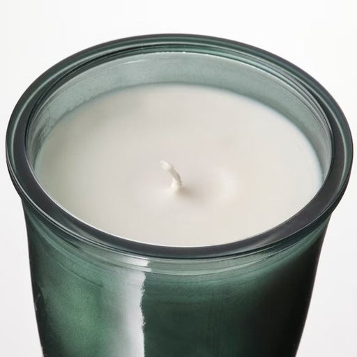 LUGNARE Scented candle in glass, Jasmine/pink, 40 hr - IKEA