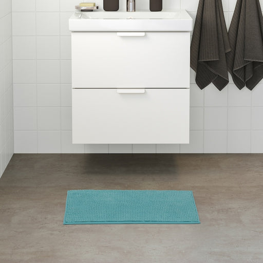 ALSTERN Bath mat, beige, 20x32 - IKEA