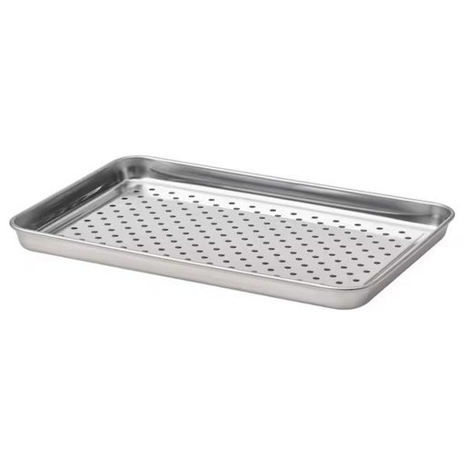 KONCIS Roasting pan with grill rack, stainless steel - IKEA