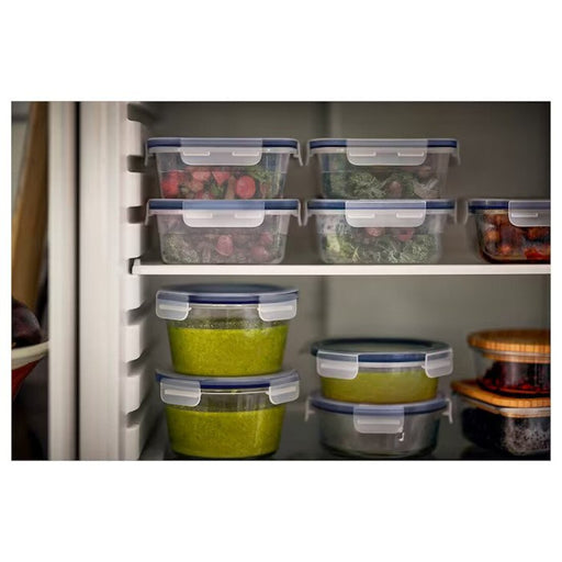 IKEA 365+ Food container with lid, rectangular/plastic, 68 oz - IKEA