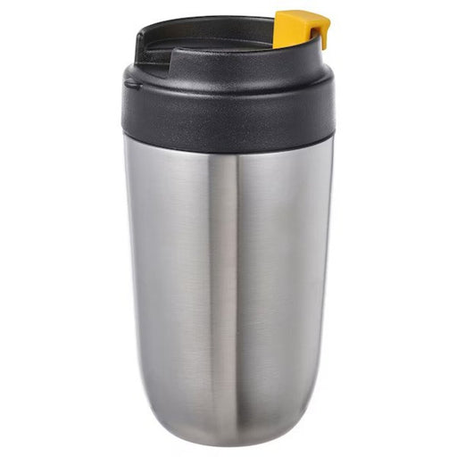 HETLEVRAD Vacuum flask, stainless steel/yellow, 17 oz - IKEA