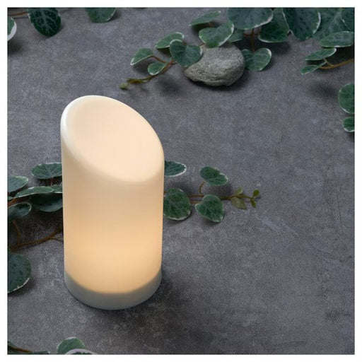 ENRUM Lantern f/tealight, indoor/outdoor, white, 8 ¾ - IKEA