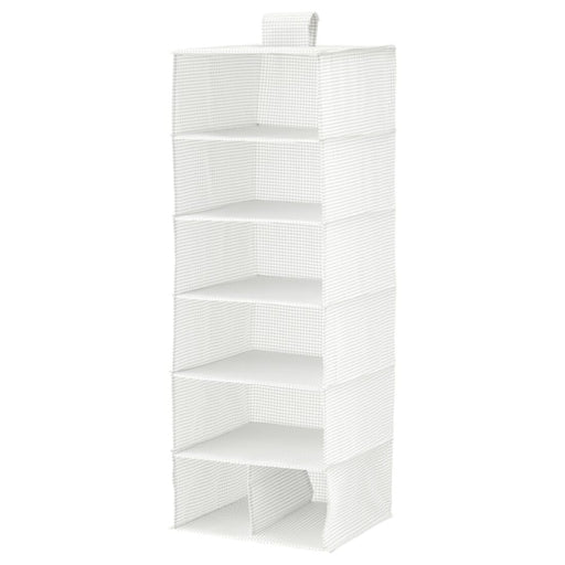 IKEA RASSLA Storage with 5 compartments, White, 25x40x98 cm (9