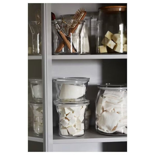 IKEA 365+ Food container, square, glass, Length: 6 Width: 6 Volume: 41  oz. Add to cart! - IKEA