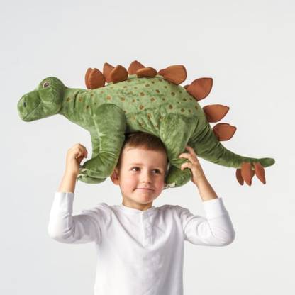 JÄTTELIK Peluche, dinosaure/dinosaure/tricératops, 46 cm (18