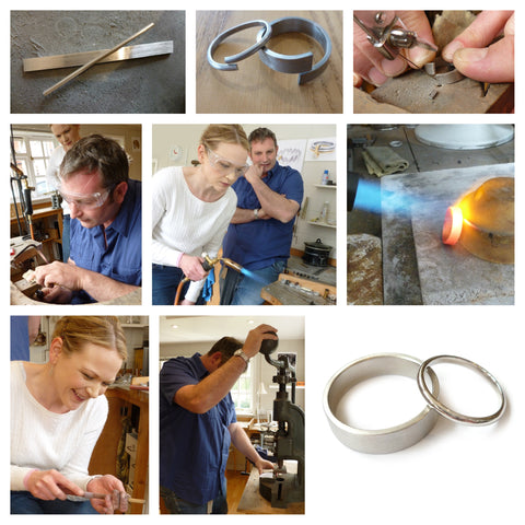Tim and Sarah make their own wedding rings - Sue Lane