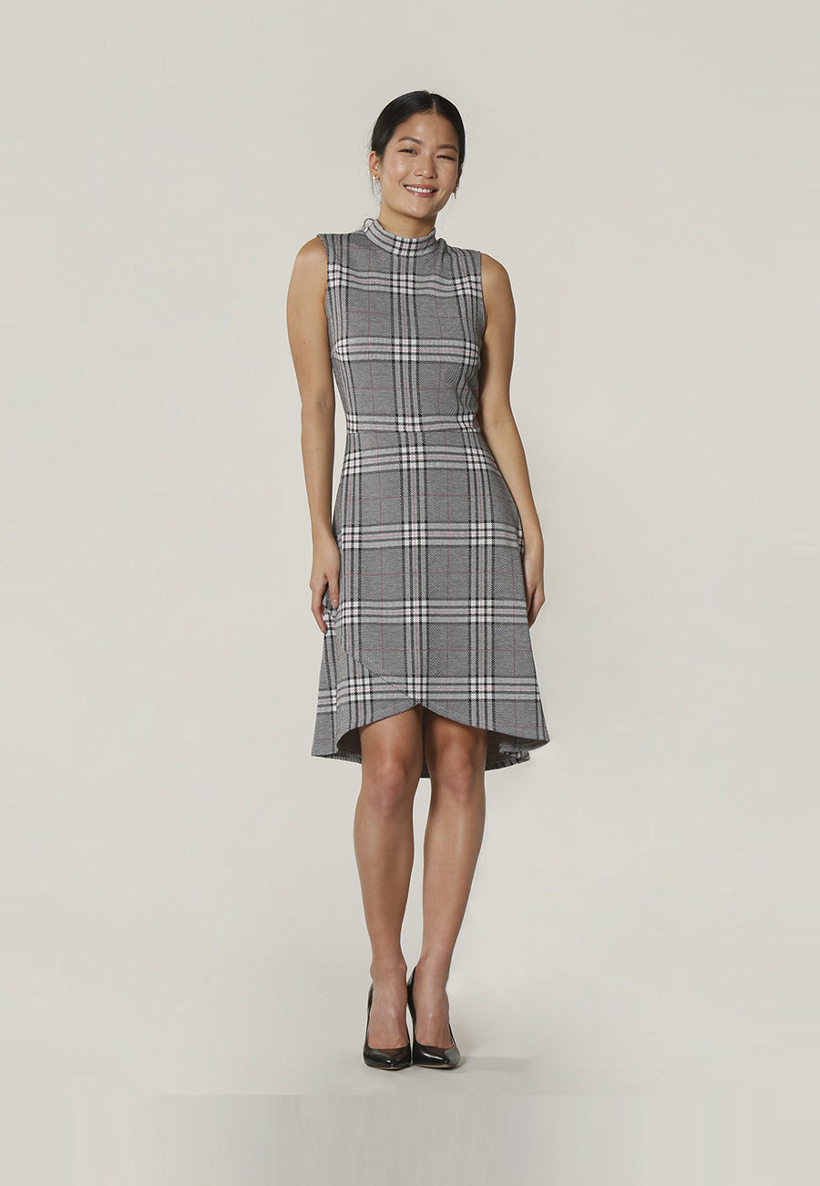 plaid work dress