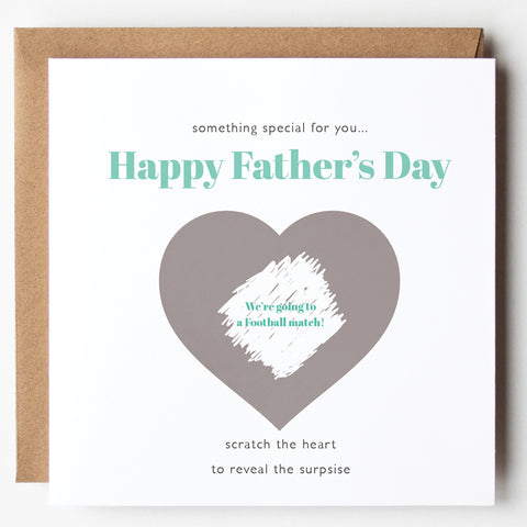 Father's Day scratch card