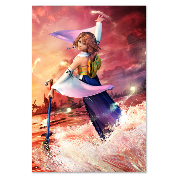 Final Fantasy X 10 Poster Tidus Key Art Square Enix Pira Boxes Pira Pira Boxes