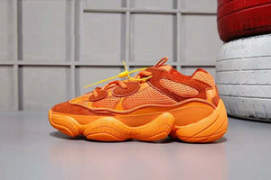 orange yeezy 500