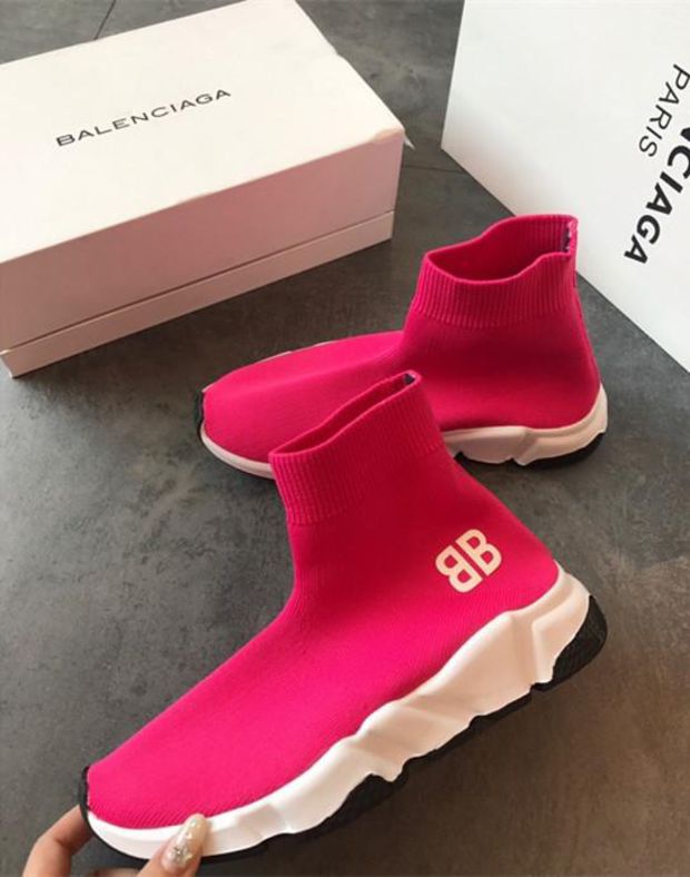 Balenciaga Speed Trainer Triple Red Pinterest