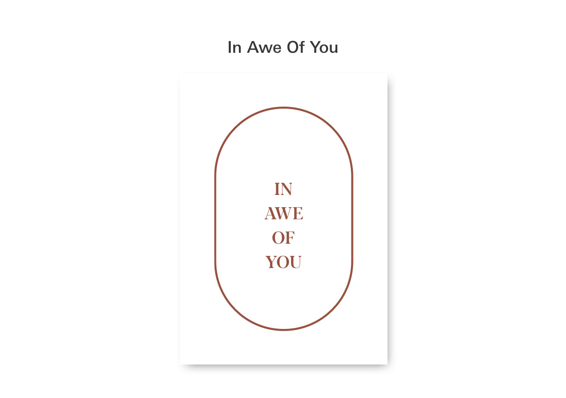 Mothers Day Card: In Awe of You