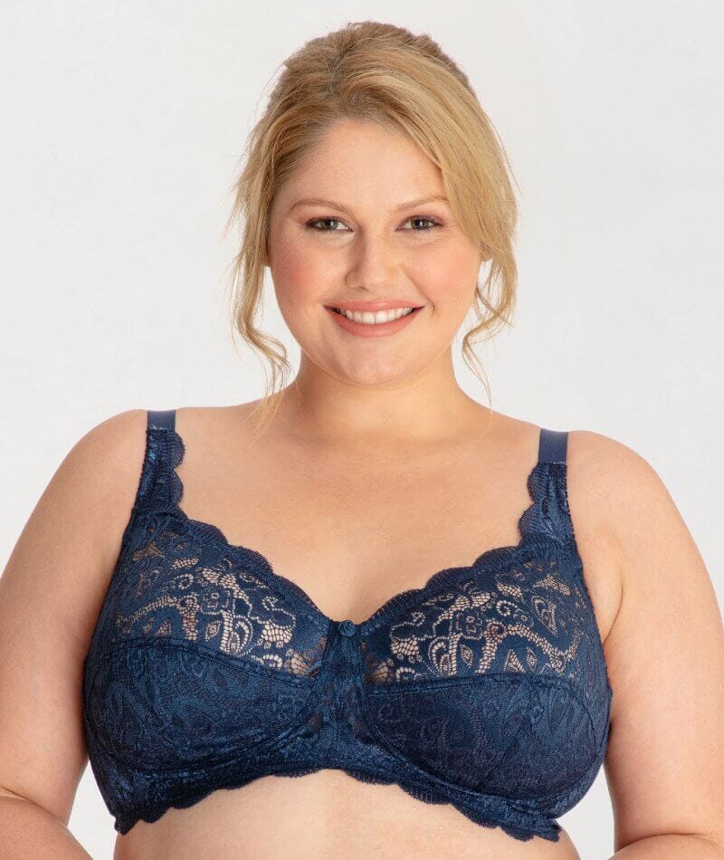 Ava & Audrey Lauren Wire-Free Comfort Bra - Cappuccino - Curvy