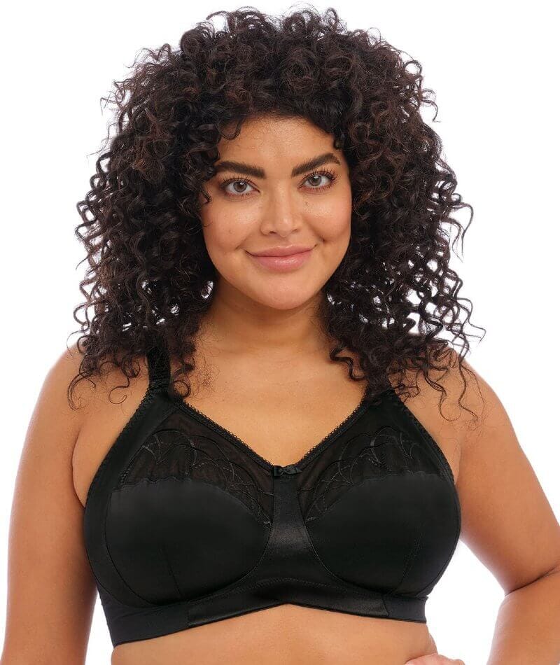 Elomi Kintai Underwired Full Cup Bra (36J, Black)